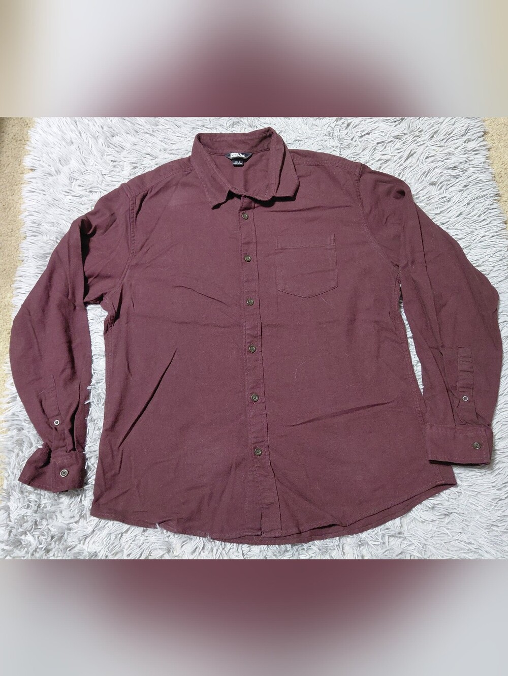 Eddie Bauer Men's Long-Sleeve Button-Down Shirt Size Large